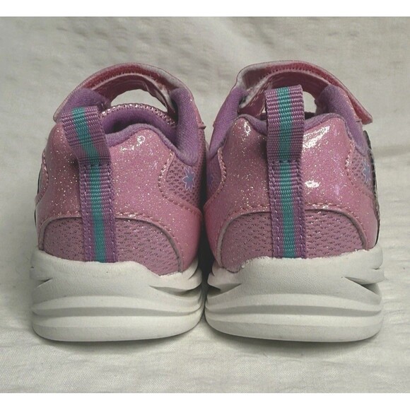 Disney Princess Toddler Pink Light Up Athletic Sneakers Size 7c Kids Shoes - Picture 7 of 12
